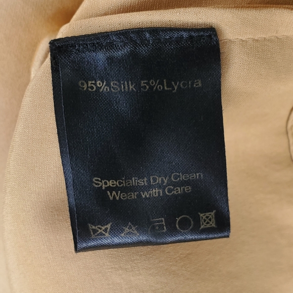 Jasmine Di Milo Silk Tie Front Strapless Blouse - Picture 10 of 10